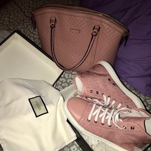 Pink Gucci Shoes